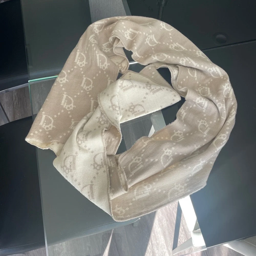 Christian Dior Reversible Wool Scarf
